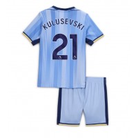 Camisa de time de futebol Tottenham Hotspur Dejan Kulusevski #21 Replicas 2º Equipamento Infantil 2024-25 Manga Curta (+ Calças curtas)